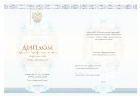 Диплом техникума 2014-2020 в Нефтекамске